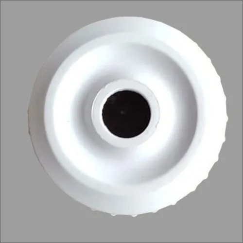 50mm Pvc Swimming Pool Nozzle - Pvc Material, Round Shape, White Color | Ideal For Overflow Pools And Water Draining Applications