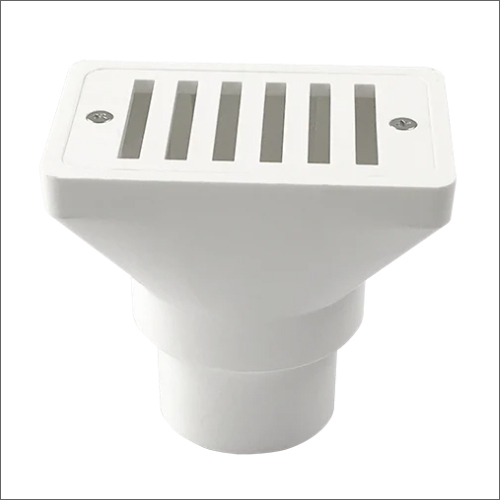 White Swimming Pool Rectangular Main Drain