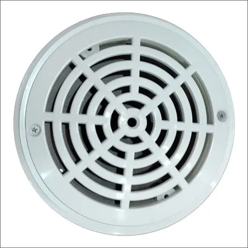 Swimming Pool Round Main Drain - Abs Material, 10 Inch Size, White Color | Ideal For Efficient Water Draining And Pool Liner Replacement