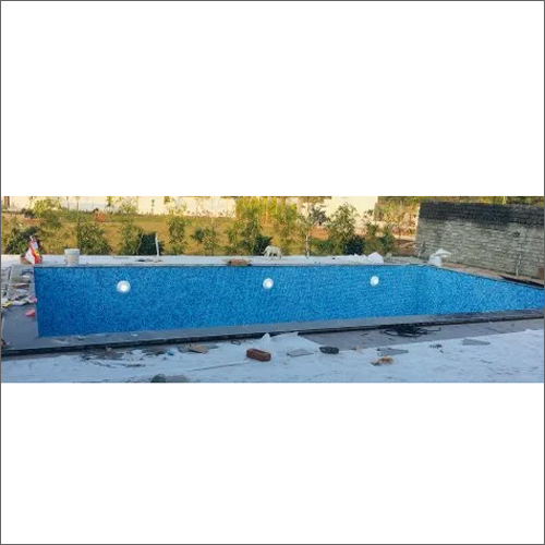 Glass Mosaic Swimming Pool Tile - Glass Material, 20x20mm Size, Blue Color, 4mm Thickness | Smooth Finish, Perfect For Swimming Pool Walls And Floors