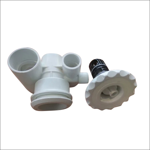 Spiral Jacuzzi Jet System - Quality-tested Materials, Customizable Sizes , Elegant Round Shape In Ivory White