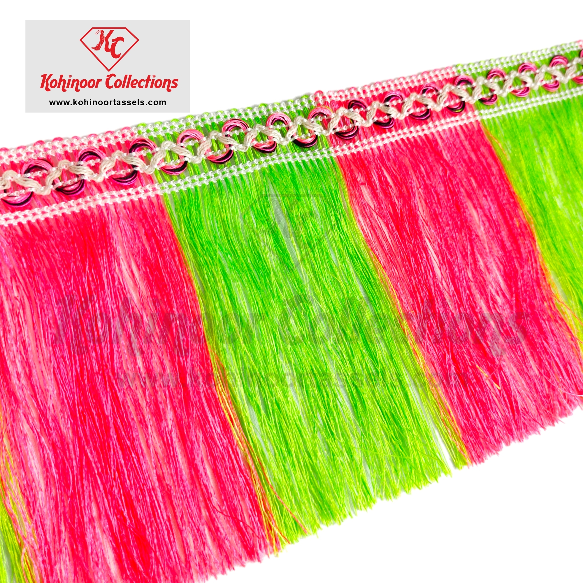 Designer Fringe Lace Multi Colors