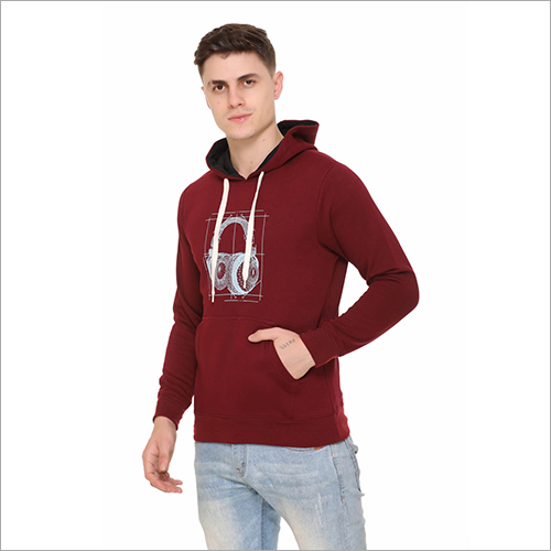 Maroon Brown Hoodie
