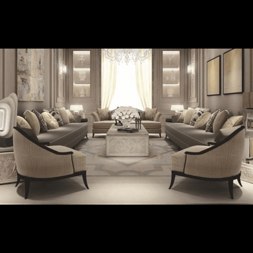Carving L-shape Sofa