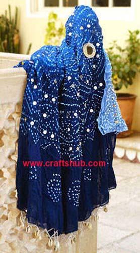 बंदेनी स्कार्फ / स्टोल