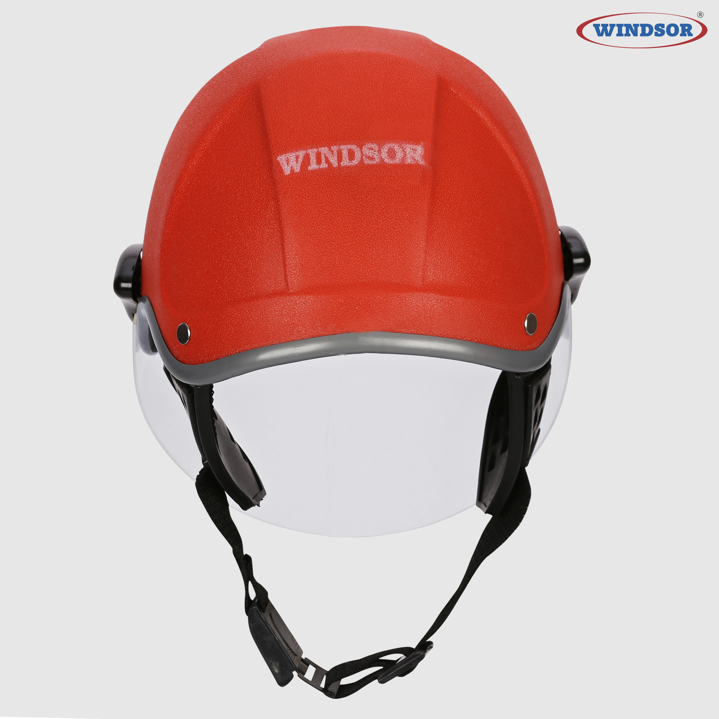 Silver Windsor Ozee Mini Cap With Visor Wrinkle Helmet
