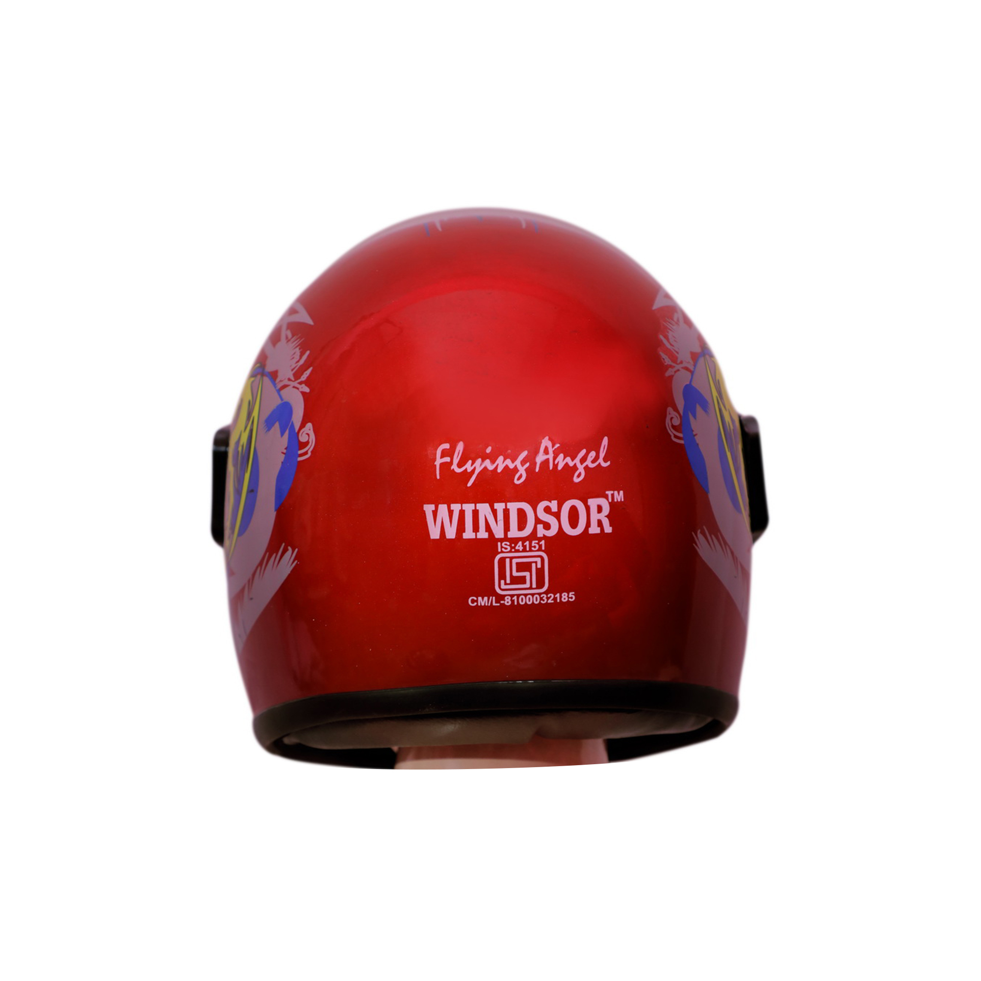 Windsor Acrylic Visor Full Face Six Jaali Graphics Helmet - Ppcp, 11x8x9 Inch, Assorted Color | Robust Structure, Durable, Unbreakable Face And Head Shield