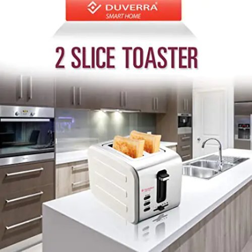 Stainless Steel 2 Slice Pop-up Toaster