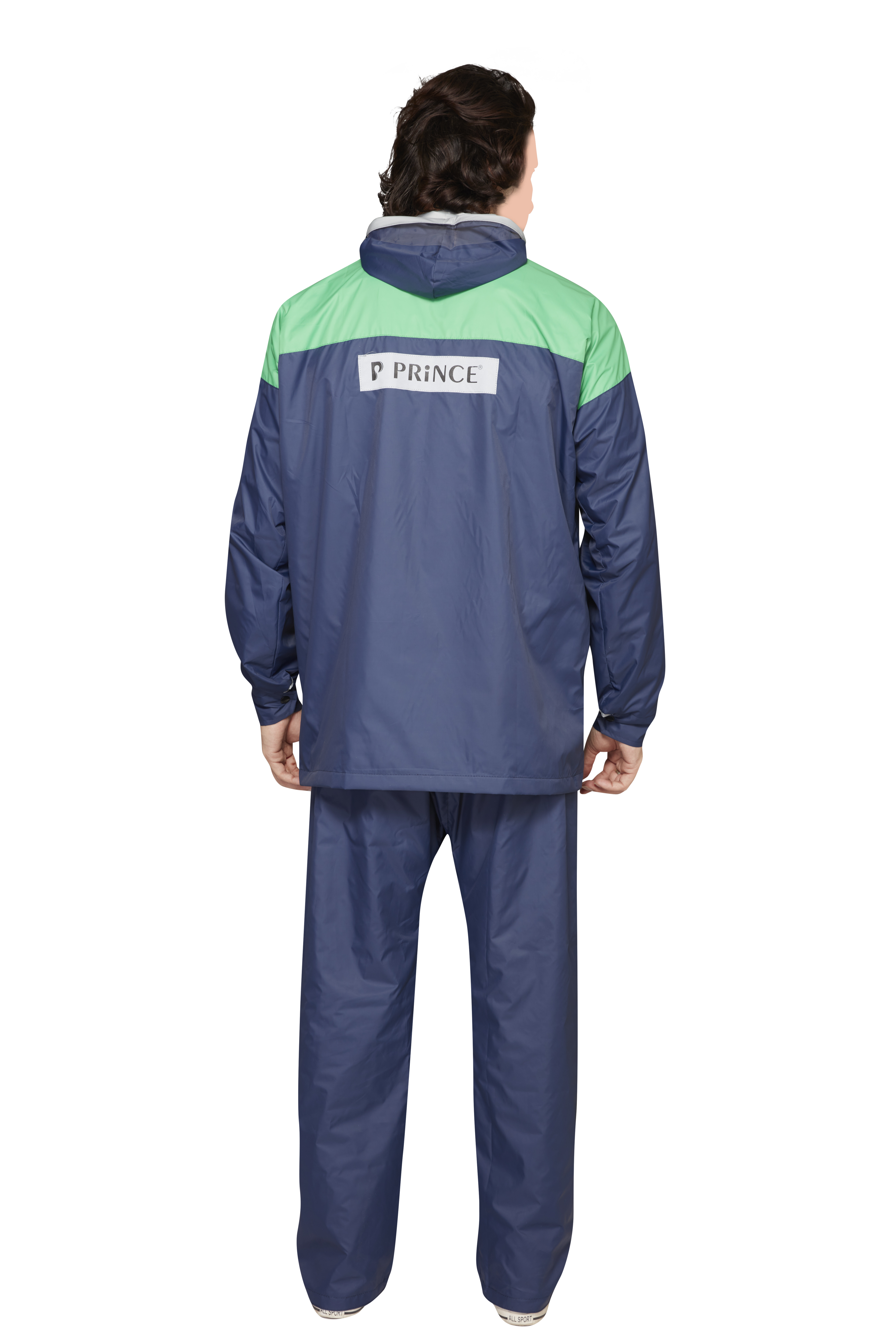 Blue & Green Captain Reversible Rainsuit