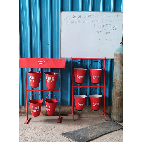 Red Fire Emergency Bucket