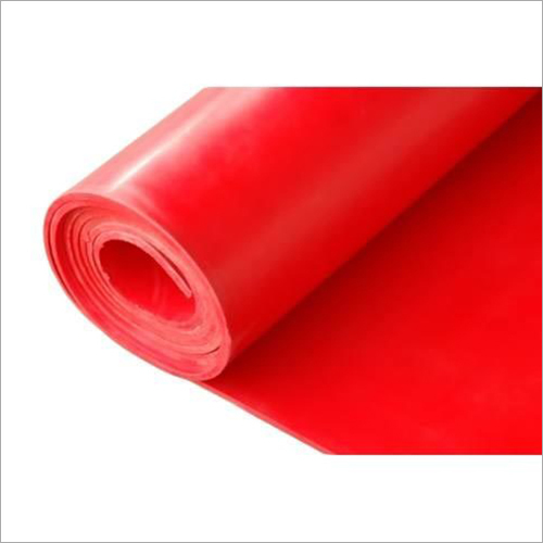 Silicone Rubber Sheet - Color: Red
