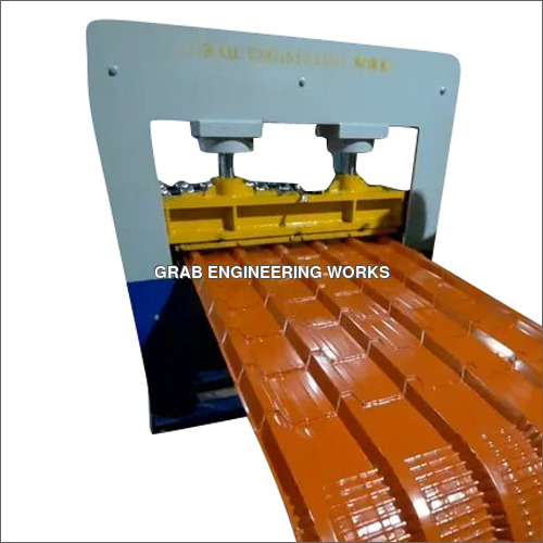 Metal Roof Tile Forming Machine - Mild Steel, 30 Ton/day Capacity | Automatic Plc Control, Blue Finish, 220-440 Volt Operation