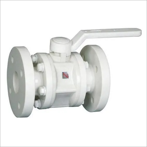 Polypropylene Valve - 1/2" Flanged End/Screwed, White, Full/Reduced Bore, Normal Temperature, Stainless Steel - Polished Surface for Industrial Water Applications