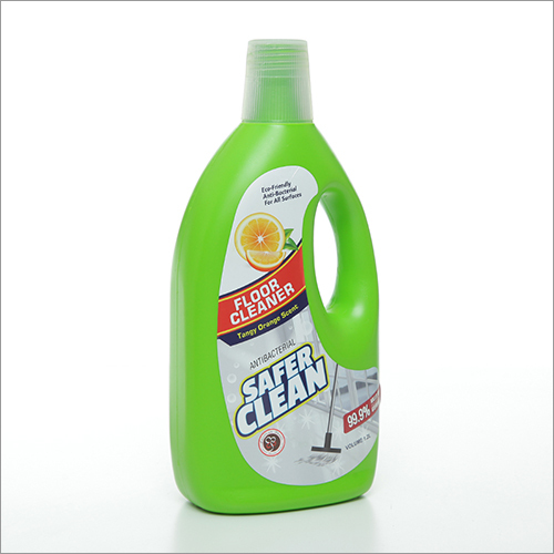 Green Saferclean Floor Cleaner Liquid 1.2 Litre (Tangy Orange Scented)