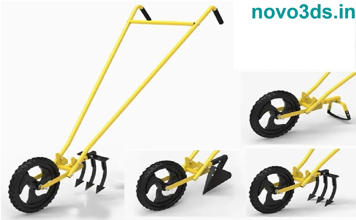 Manual Weeder With Furrow Tooth Cultivator Weeder Attachments Capacity: 100 Kg/day