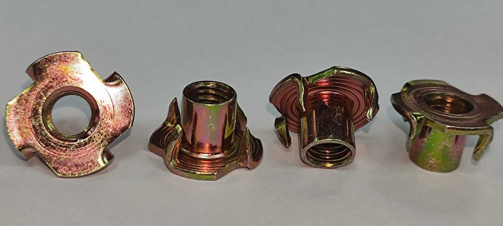 Tee Nuts - M5 X 8, M6 X 10, M8 X 12, M10 X 14t | Precision Fastening For Wood, Particle Board, And Composite Materials