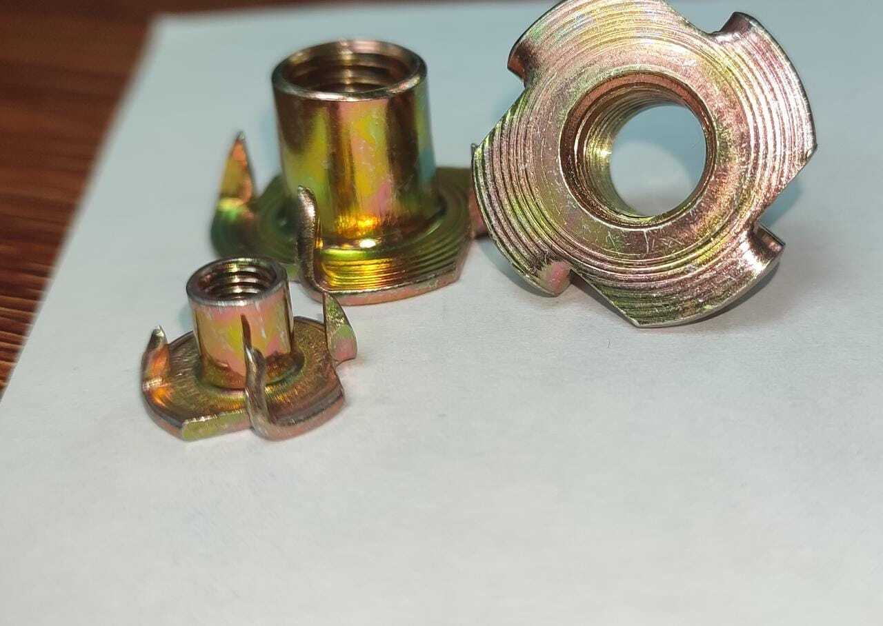 Tee Nuts - M5 X 8, M6 X 10, M8 X 12, M10 X 14t | Precision Fastening For Wood, Particle Board, And Composite Materials
