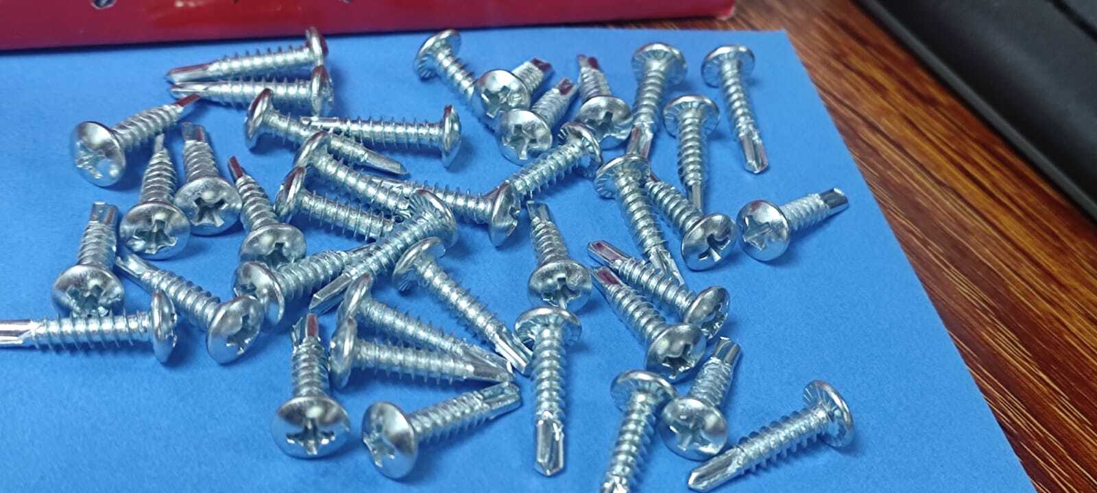 Pan Head Screw - Color: White Zinc