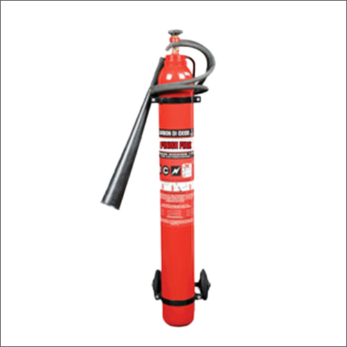 Red Carbon Di Dioxide Fire Extinguisher