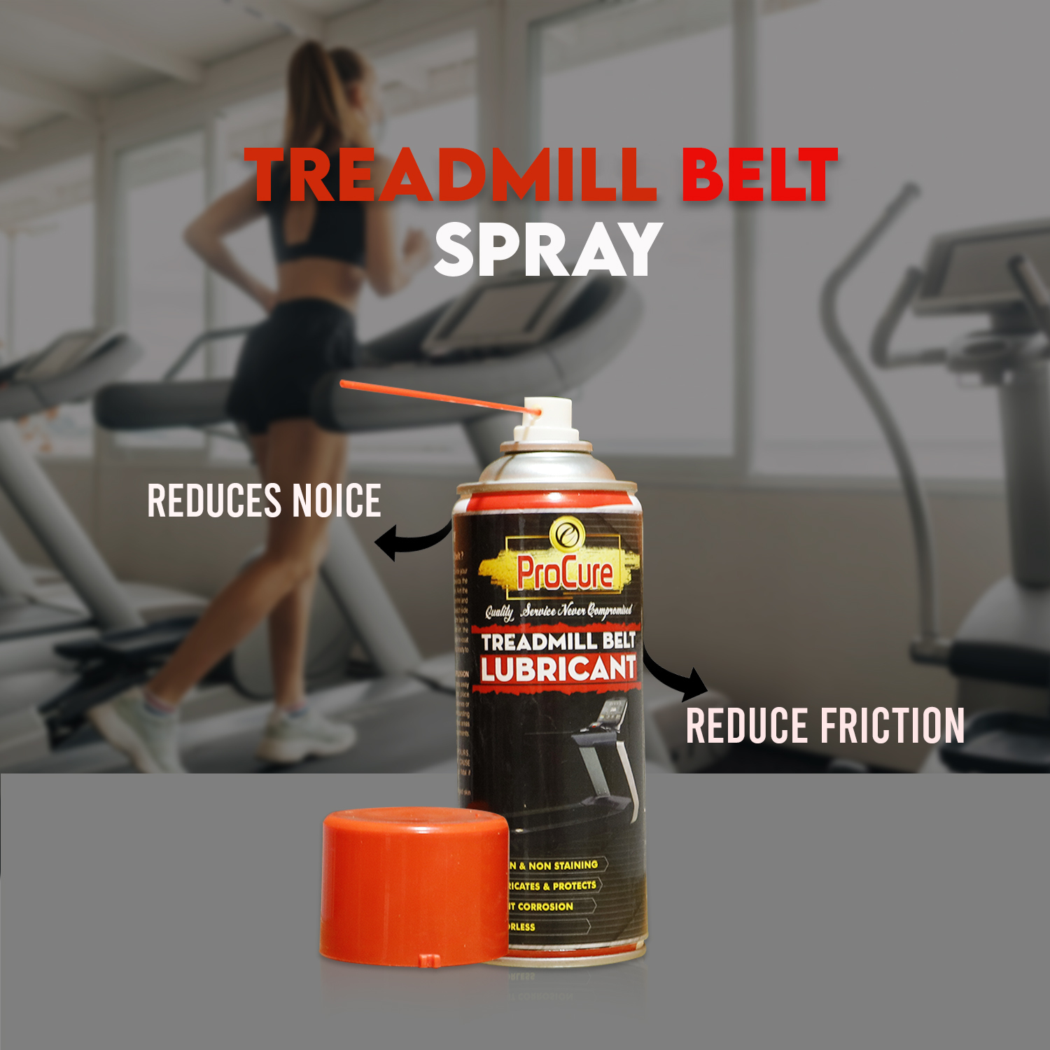 Treadmill Belt Lubricant Spray Application: Commercial