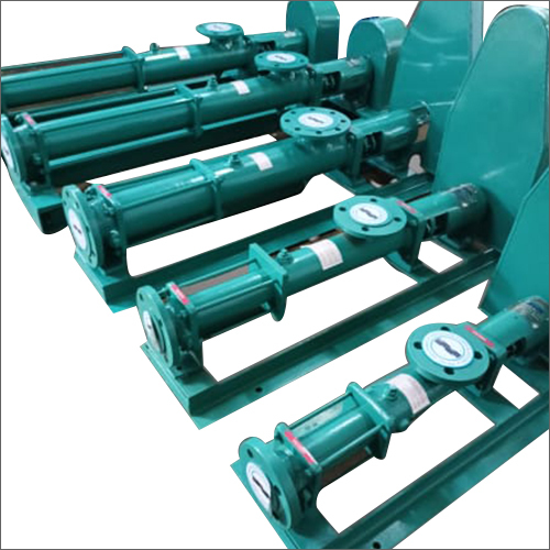 Blue Industrial Single Screw Pumps