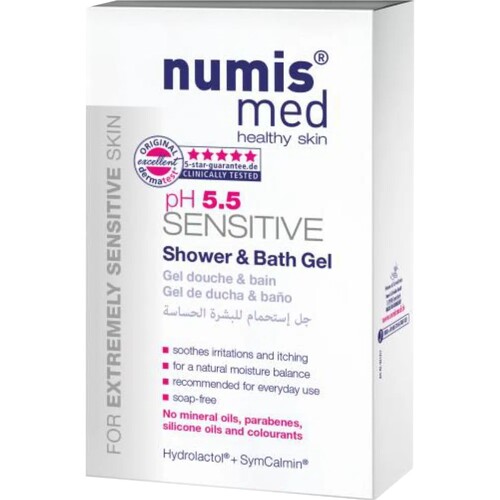 सेंसिटिव शावर और बाथ जेल इस्तेमाल में आसान