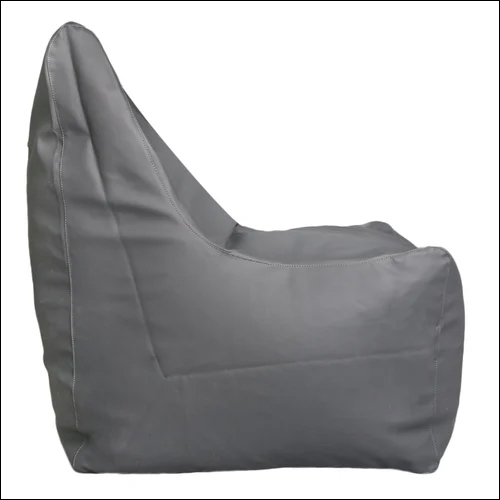 Black Bean Bags - Rexine Material, All Sizes Available, Matte Black Finish | Plain Design, Comfortable Fabric, Suitable For Any Space