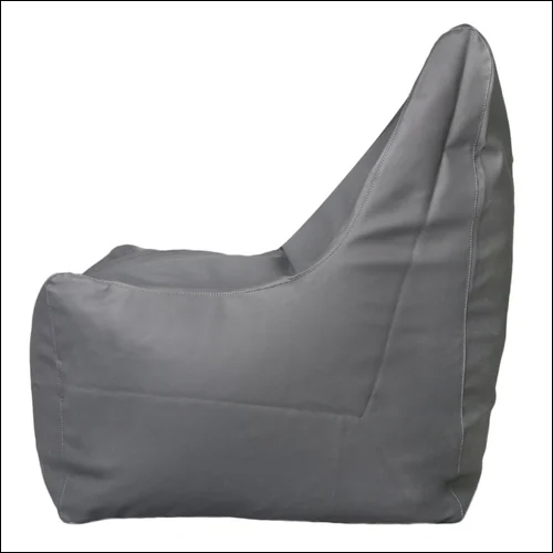 Black Bean Bags - Rexine Material, All Sizes Available, Matte Black Finish | Plain Design, Comfortable Fabric, Suitable For Any Space