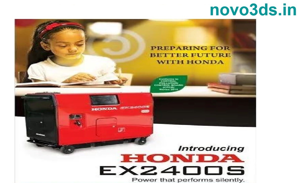 Honda Generator Ex 2400s Portable Model Capacity: 200 Kiloliter/day