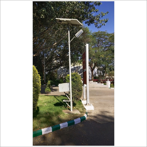 Silver Solar Garden Light