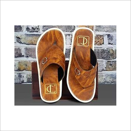 Brown Putul Men Flip Flops Comfortable Slipper