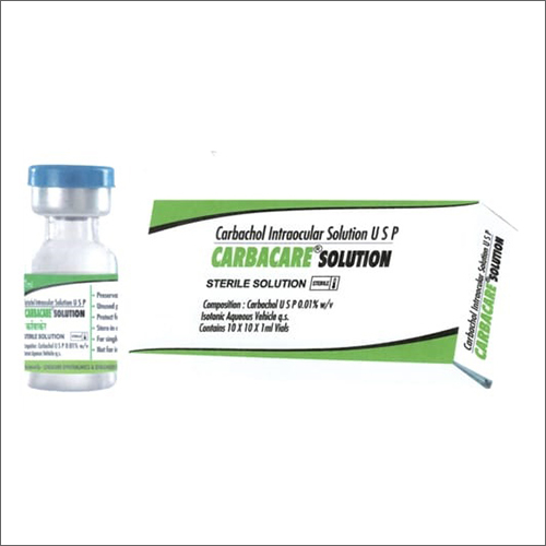 Carbachol Intraocular Solution Usp - Drug Type: Injection