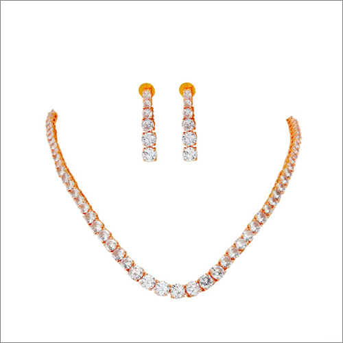 Gold Necklace And Earring Set - Elegant Design for Women | Perfect Gift for Parties