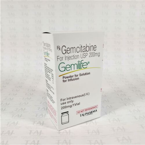 Gemcitabine For Injection Usp - 200mg Lyophilized Dry Powder, Anti-cancer Treatment For Advanced Lung And Ovarian Cancer, Administered Via I.v. Infusion, Single Dose Vial