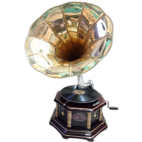 20 Inch Wooden Brass Gramophone Application: Professional Singing