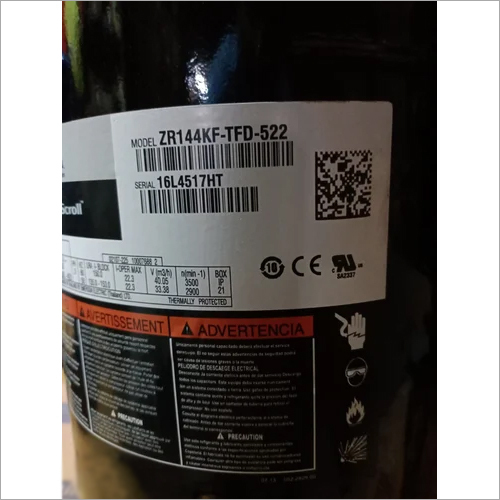 Black Copeland Zr144 Scroll Compressor