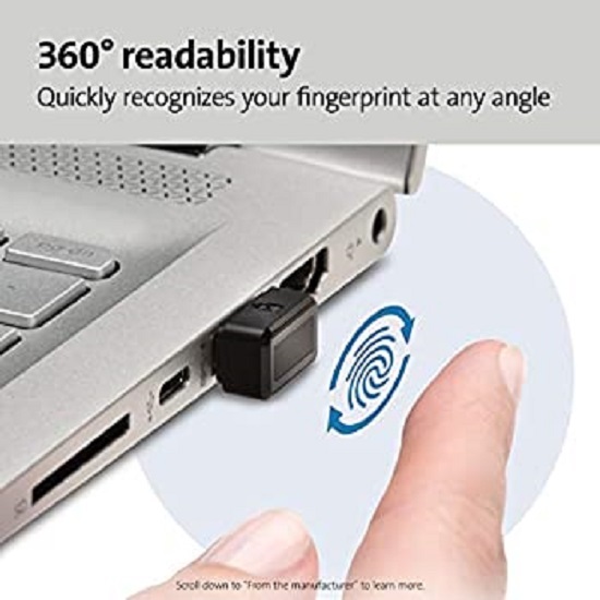 Black S-sk 100 Usb Fingerprint Scanner