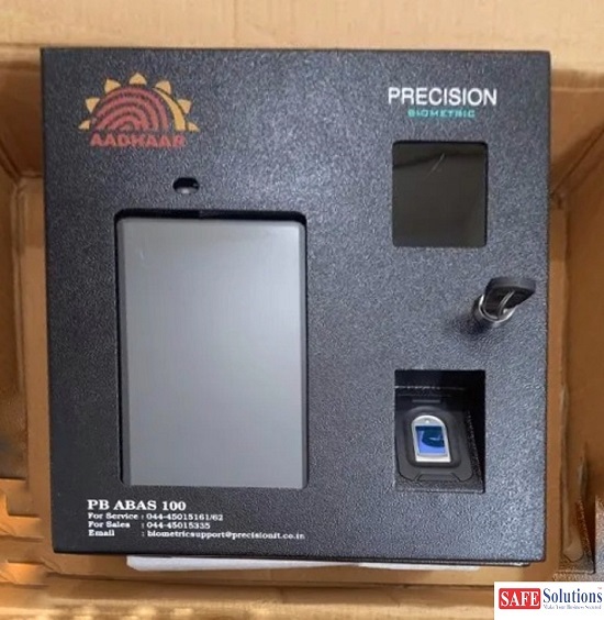 Precision Pb Abas 100 Aadhar Enabled Attendance Device Identification Time: 1 Seconds
