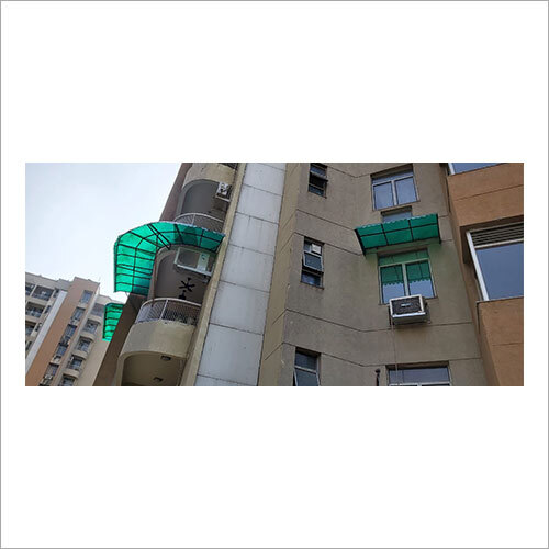 ग्रीन फाइबर विंडो शामियाना