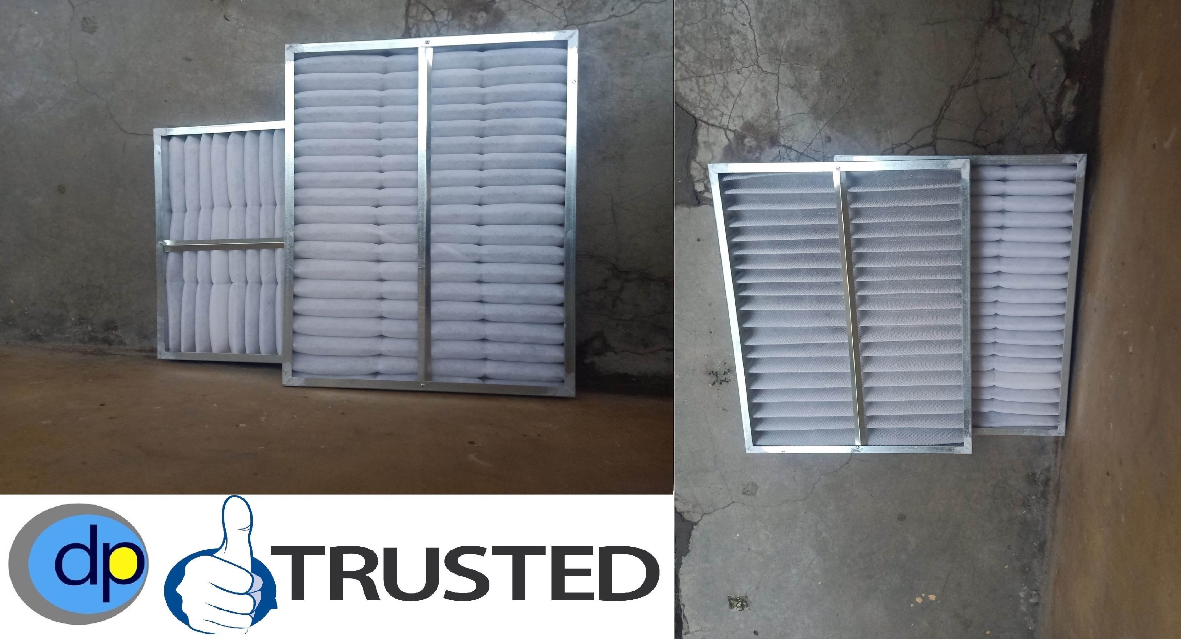 Ahu Filter - Non-woven Microfiber, 610x610x25/50/100/150/300 Mm, White | 95% Filtration Efficiency, High Dirt Holding Capacity, Suitable For Hospitals And Pharmaceutical Industries