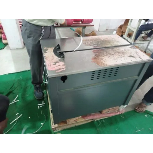  सेमी-ऑटोमैटिक वर्टिकल स्ट्रैपिंग मशीन