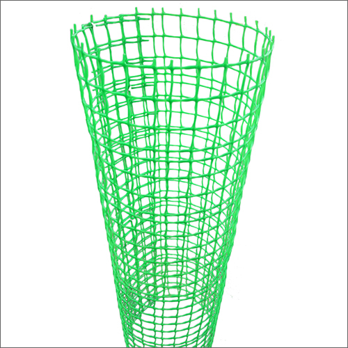 Plastic Tree Guard - Plastic Material , Painted Finish, Green Color | Designed For Gardening Needs, Assured Quality & Functionality
