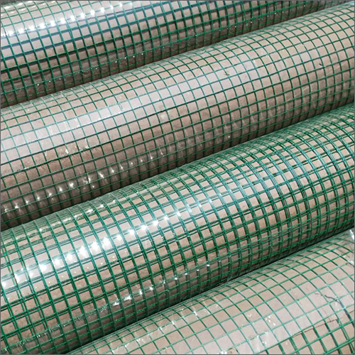 Pvc Coated Welded Mesh - Pvc Material, Multiple Sizes Available, Green Color, Square Hole Design | Durable, Painted Surface For Garden Fencing & Crop Protection