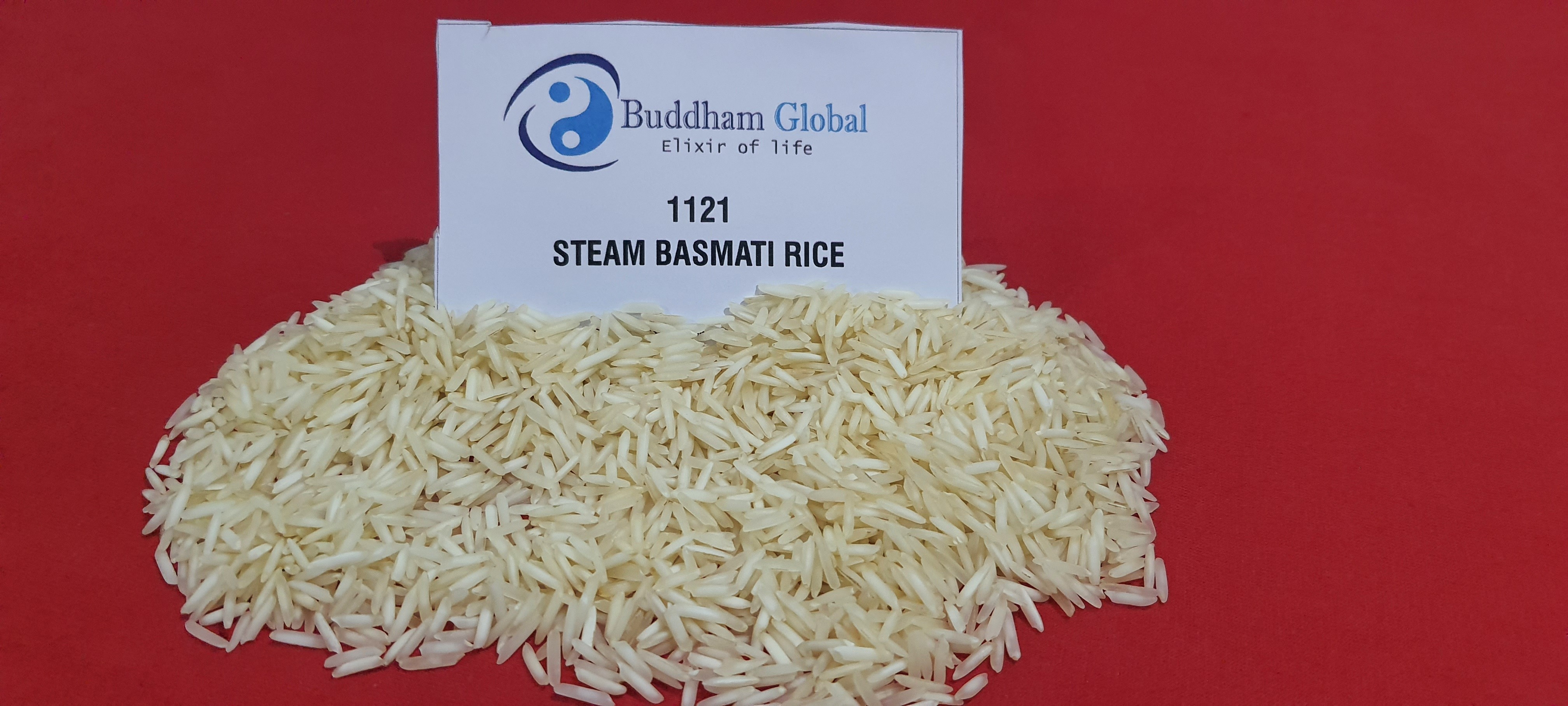 1121 Steam Basmati Rice - 95% Purity, Long Grain 8.50 Mm, Dried Non-sticky White Grain | Organic, 1% Broken, Nil Foreign Particles, High Aroma