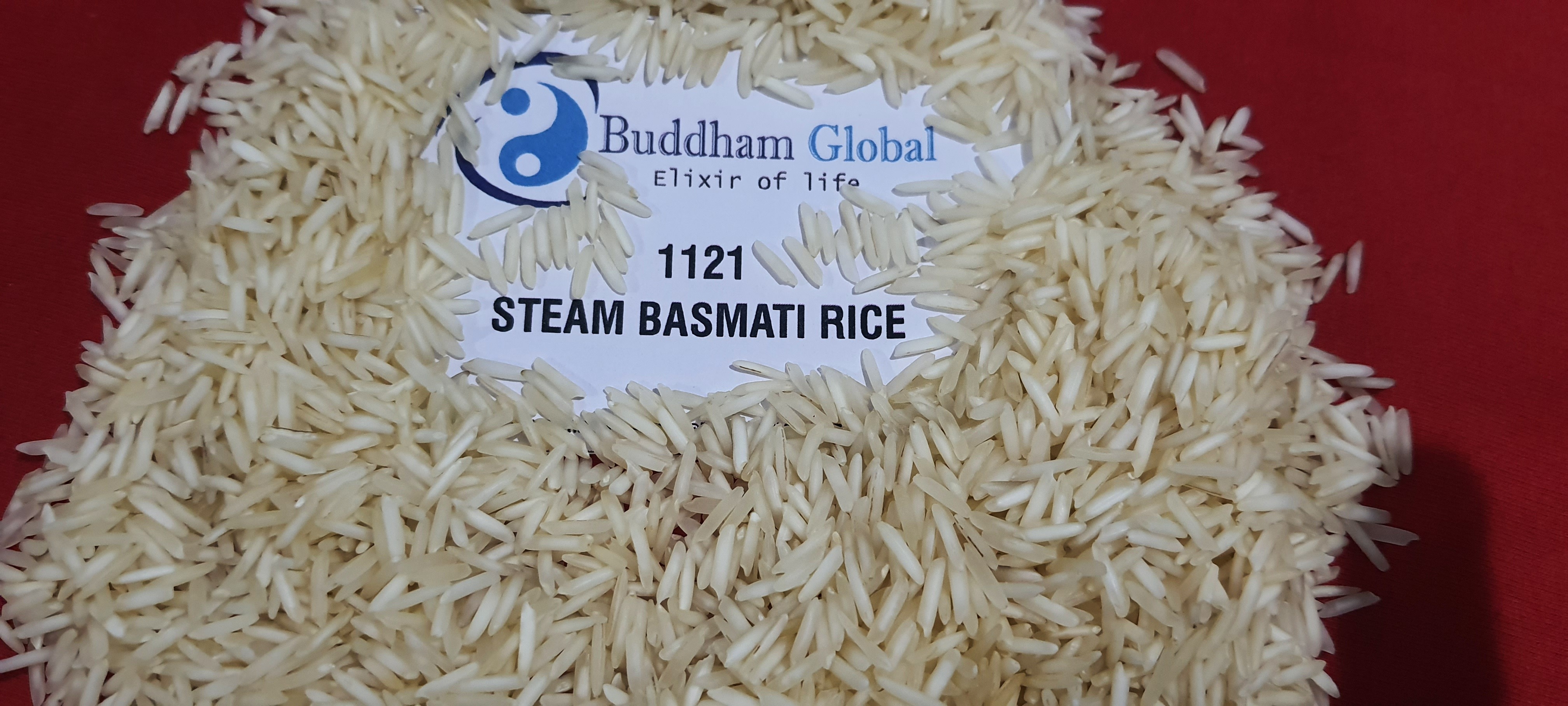 1121 Steam Basmati Rice - 95% Purity, Long Grain 8.50 Mm, Dried Non-sticky White Grain | Organic, 1% Broken, Nil Foreign Particles, High Aroma