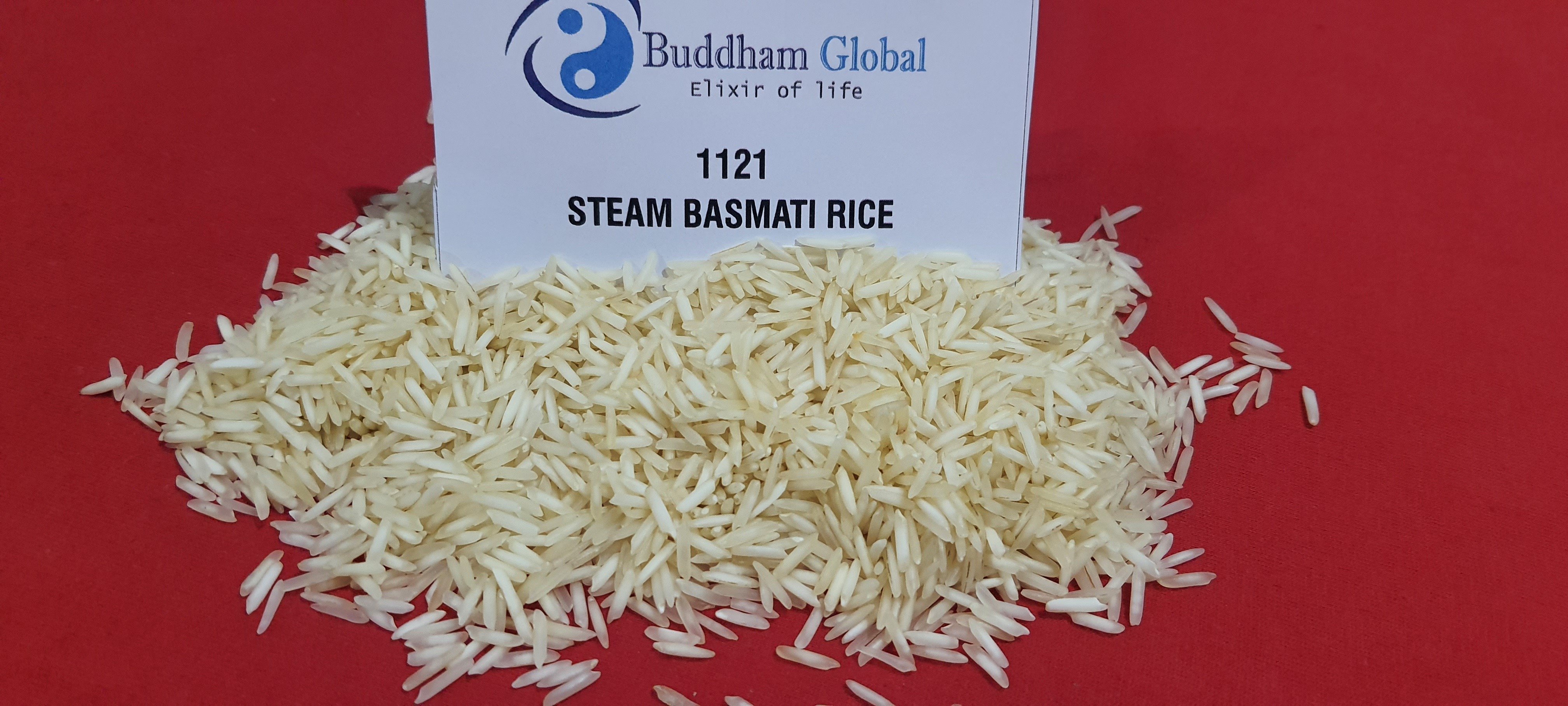 1121 Steam Basmati Rice - 95% Purity, Long Grain 8.50 Mm, Dried Non-sticky White Grain | Organic, 1% Broken, Nil Foreign Particles, High Aroma