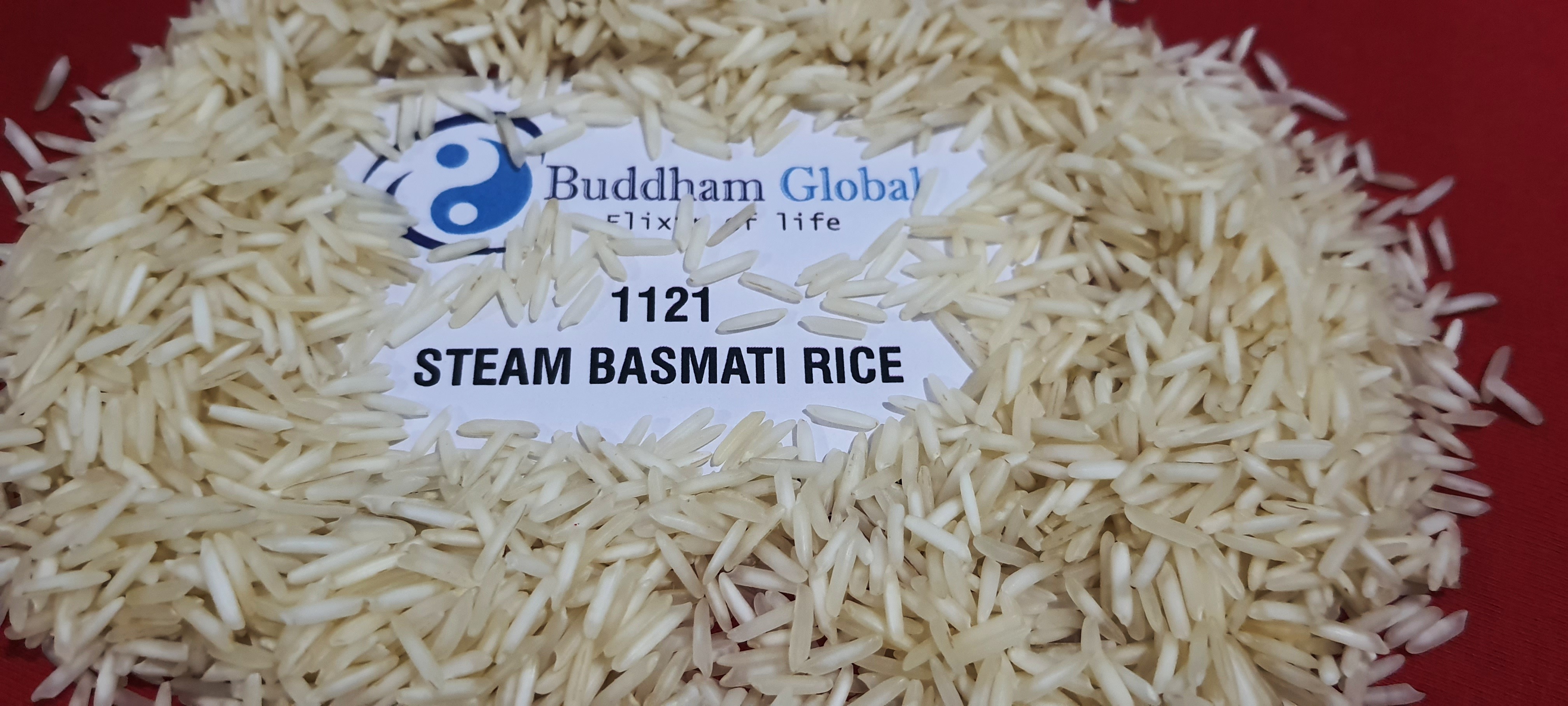 1121 Steam Basmati Rice - 95% Purity, Long Grain 8.50 Mm, Dried Non-sticky White Grain | Organic, 1% Broken, Nil Foreign Particles, High Aroma