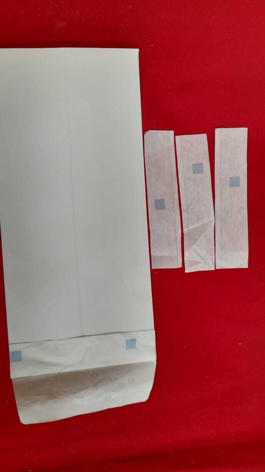 Plain White Strip Paper Roll - 15-20 Mm Width, Silicone Coated With 2mm Side Coating | Greaseproof, Waterproof, Recycled Craft Paper, 40 Gsm