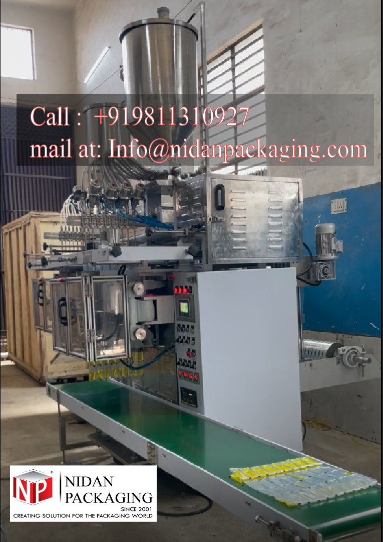 Automatic Pouch Packing Machine - Color: White
