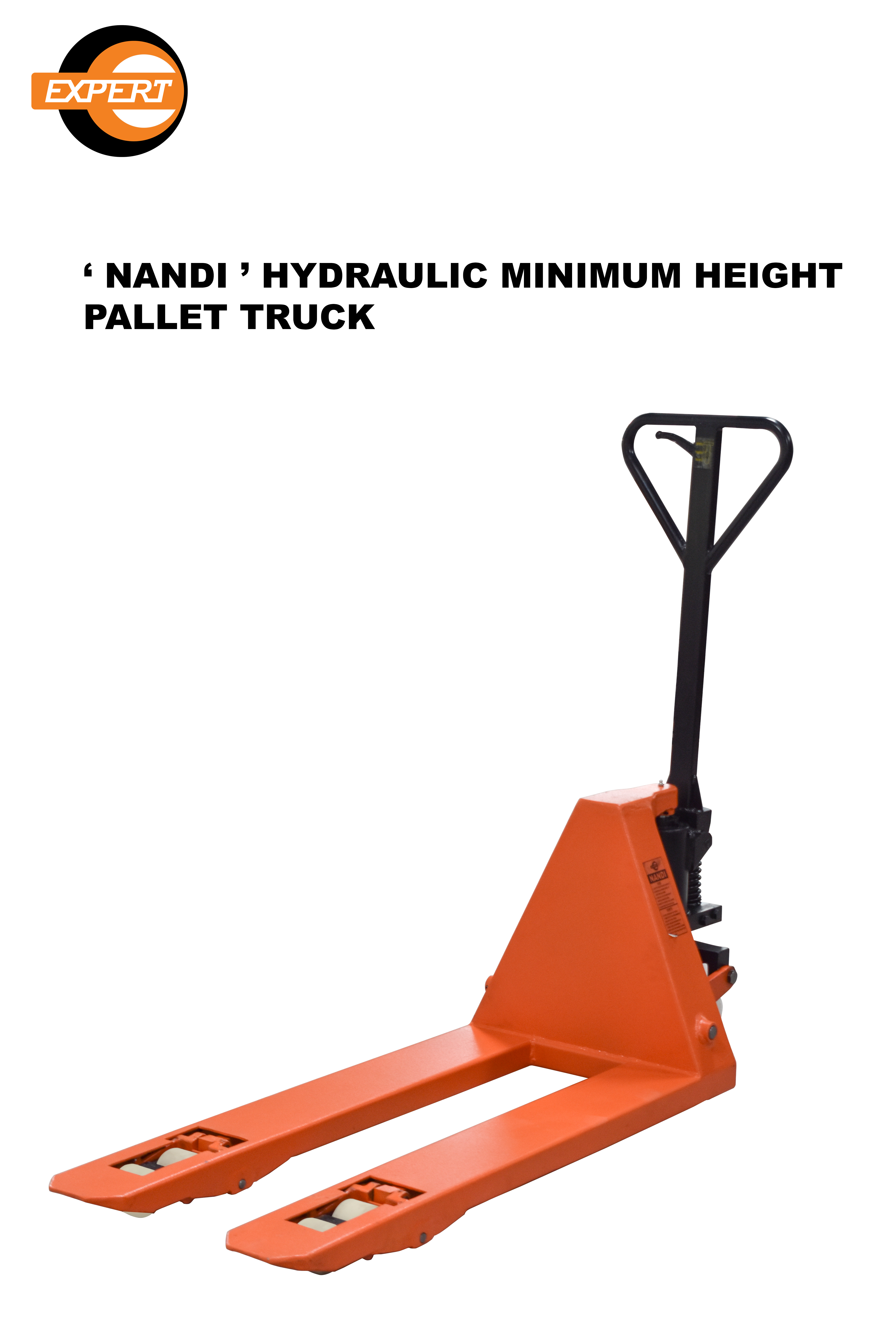 Thanjavur Hydraulic Hand Pallet Truck - Color: Orange